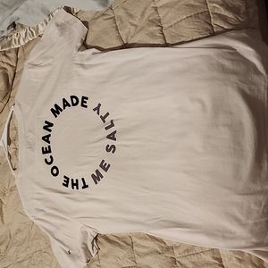 PINK The Ocean Made Me Salty Tee